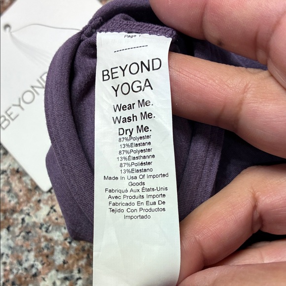 NWT Beyond Yoga Violet Razor Back Exercise Bra-Sz XL - Picture 9 of 9